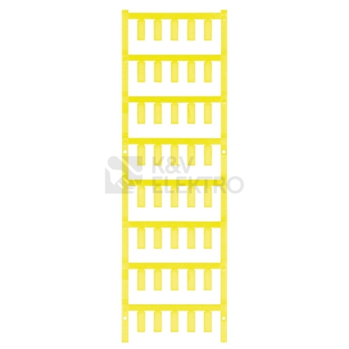 Samolepící přístrojové štítky Weidmüller ESG 6/15 K MC žlutá bal. 200ks 1880130000