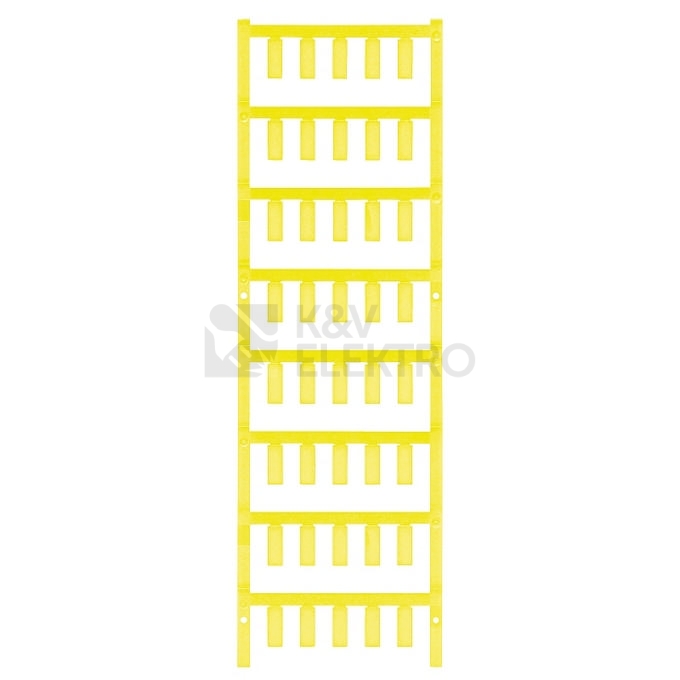 Obrázek produktu Samolepící přístrojové štítky Weidmüller ESG 6/15 K MC žlutá bal. 200ks 1880130000 0