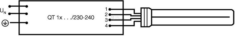 Obrázek produktu Úsporná zářivka OSRAM DULUX L 55W/840 OSRAM 2G11 neutrální bílá 4000K 6