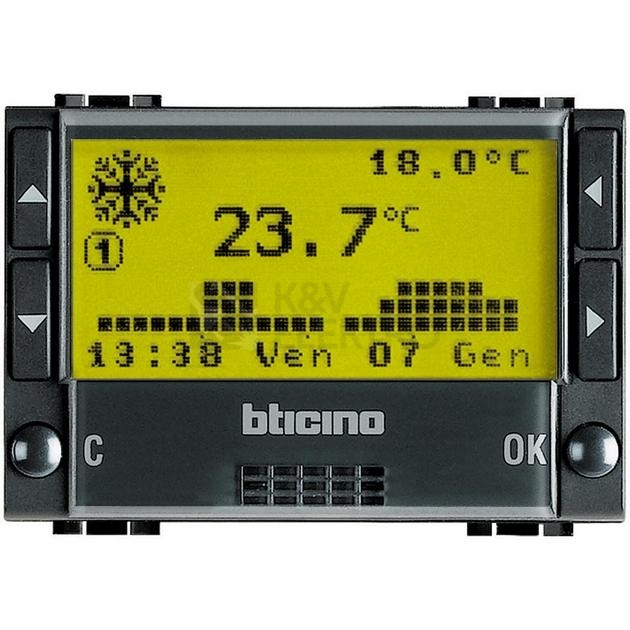Obrázek produktu Bticino LivingLight termostat 3M L4451 0