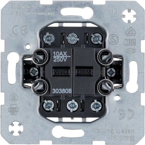 Berker vypínač č.6+6 dvojitý 303808