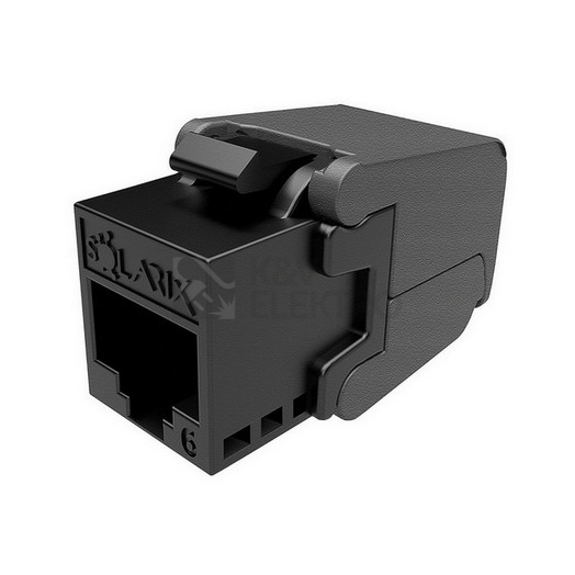 Obrázek produktu  Konektor keystone Solarix SXKJ-6-UTP-BK-SA CAT6 UTP RJ45 černý 0