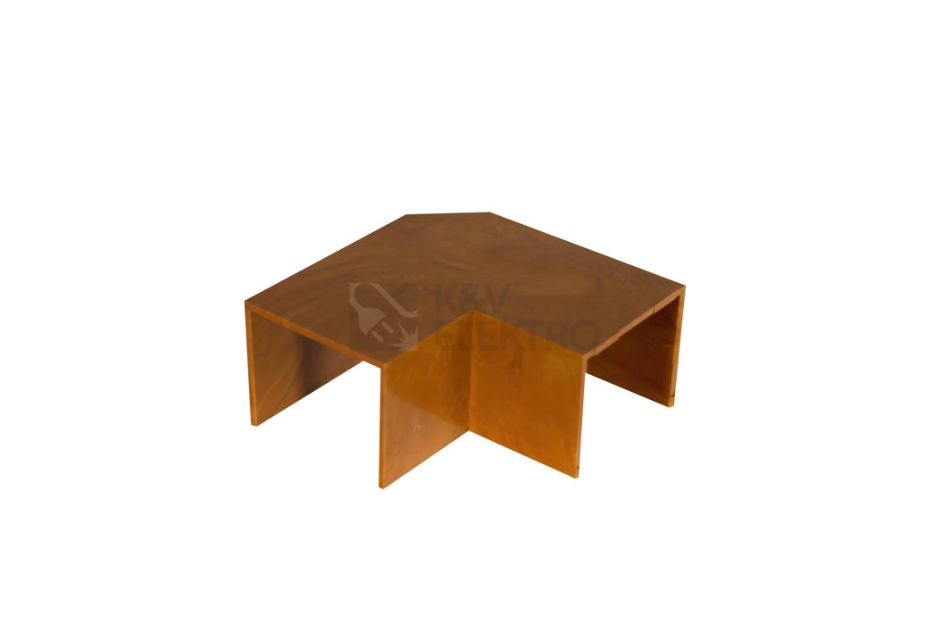 Obrázek produktu Roh plochý 25x20 tmavé dřevo Malpro 12520-8835 0