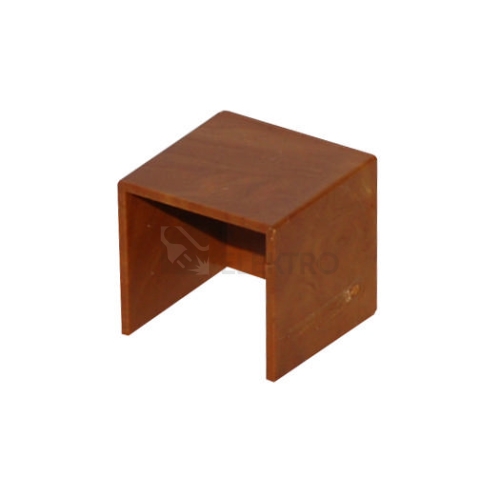 Koncovka 15x10 tmavé dřevo Malpro 61510-8835