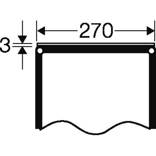 Boční stěna rozvodnice Hensel FP VP 27 270mm