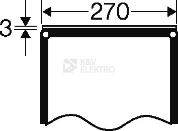 Obrázek produktu Boční stěna rozvodnice Hensel FP VP 27 270mm 1