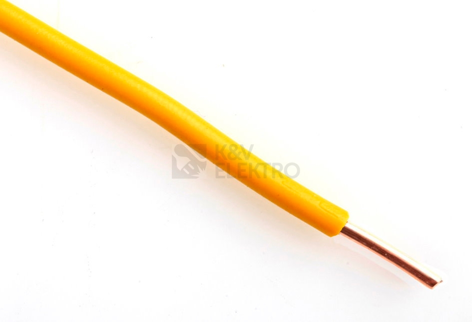 Obrázek produktu Vodič H05V-U 1 žlutá (CY 1) 0