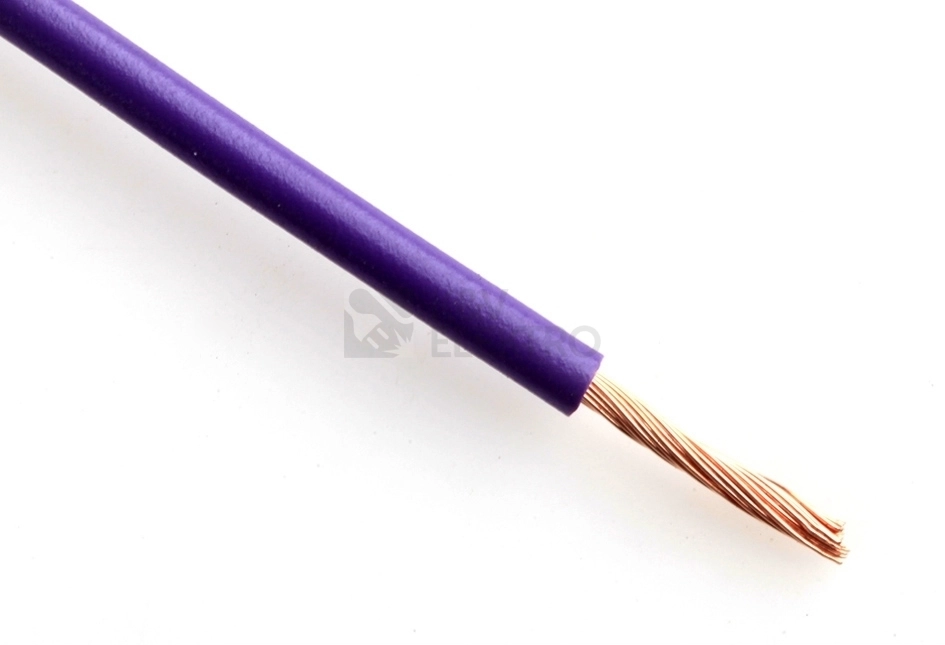 Obrázek produktu Vodič H05V-K 0,75 fialová (CYA 0,75) (100m) 0