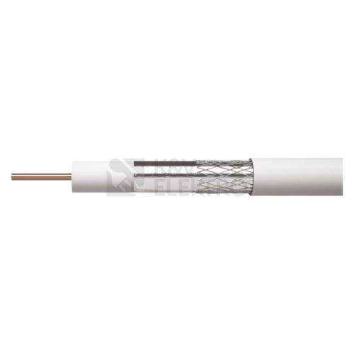Koaxiální kabel CB130 EMOS S5381 bílý