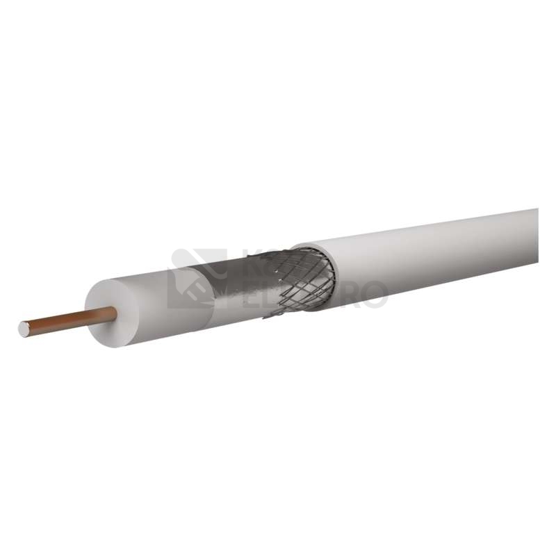 Obrázek produktu Koaxiální kabel CB130 EMOS S5381 bílý 1