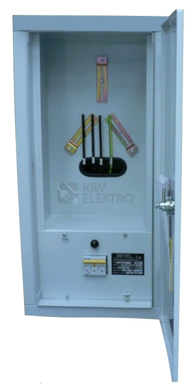 Obrázek produktu  Elektroměrový rozvaděč AROVA ES 3 stojatý 1x25A/3 šedý pro PRE 1