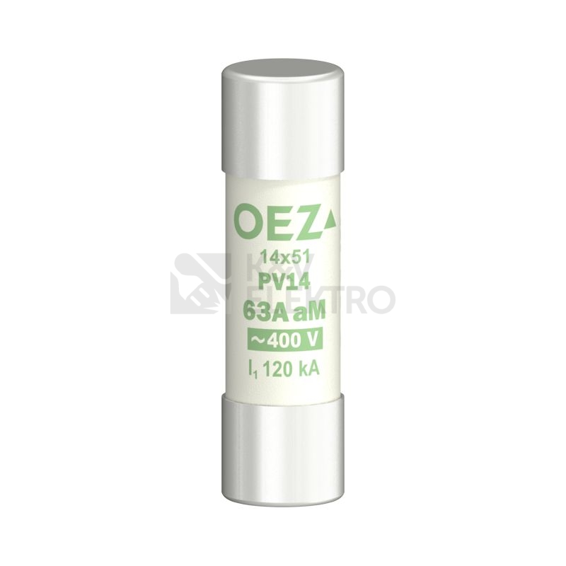 Obrázek produktu Pojistka válcová OEZ PV14 63A aM 0