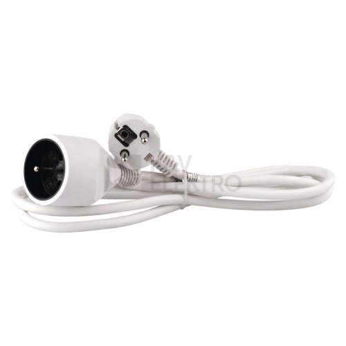 Prodlužovací kabel EMOS 2m/1zásuvka bílá P0112 1901010200