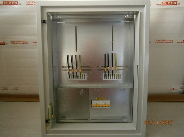 Obrázek produktu Elektroměrový rozvaděč RE20U/Z-KV B25/3 zapuštěný šedý 2
