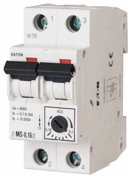 Motorový spouštěč EATON Z-MS-0,40/2 0,25-0,4A 248391