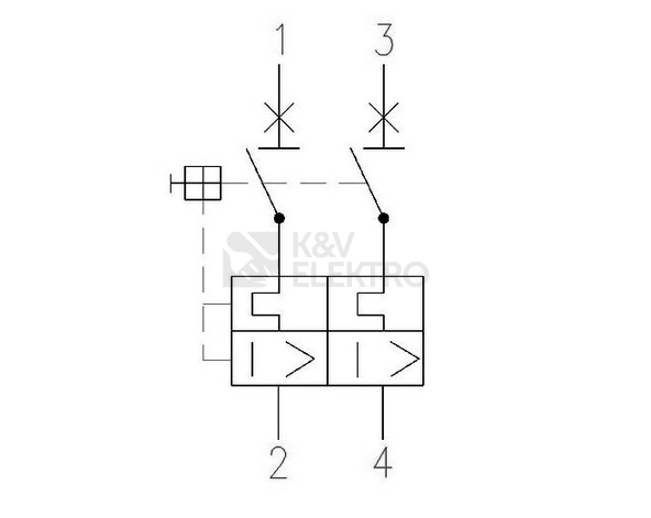 Obrázek produktu Motorový spouštěč EATON Z-MS-0,40/2 0,25-0,4A 248391 2