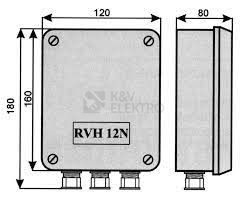 Obrázek produktu  Hladinový spínač TRADEtronic RVH12-380 230VAC IP55 1