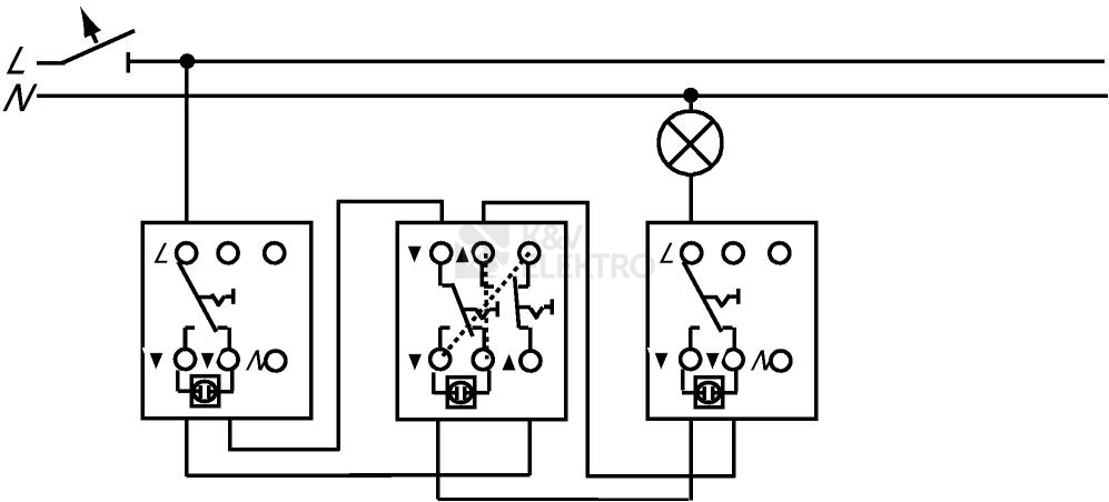 Obrázek produktu ABB Impuls vypínač č.6So 1012-0-1614 (2001/6 U) 2CKA001012A1614 1