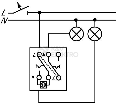 Obrázek produktu ABB Impuls vypínač č.5So 1012-0-1622 (2001/5 U) 2CKA001012A1622 2