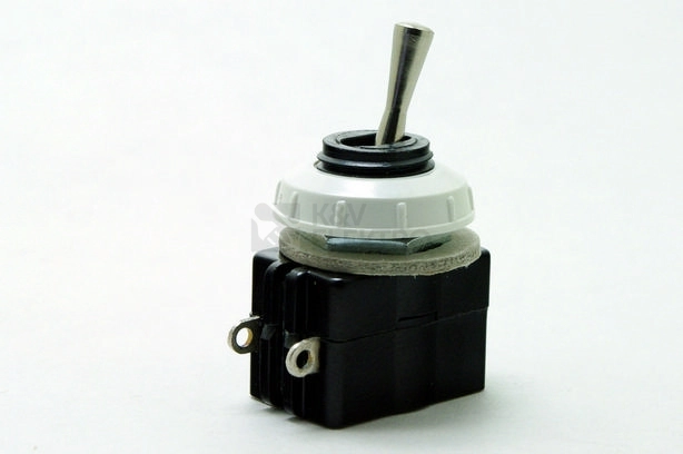 Obrázek produktu Vypínač Desko 3232-01870 páčkový vestavný 2A 250V bílá matice 0