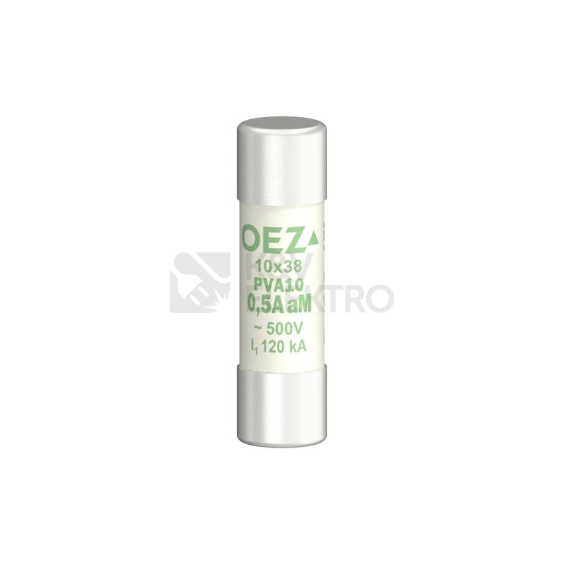 Obrázek produktu Pojistka válcová OEZ PVA10 0,5A aM 0