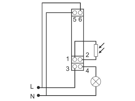 Spínač soumrakový PALADIN 923500 s externím čidlem IP54 1008149 (obrázek 4)