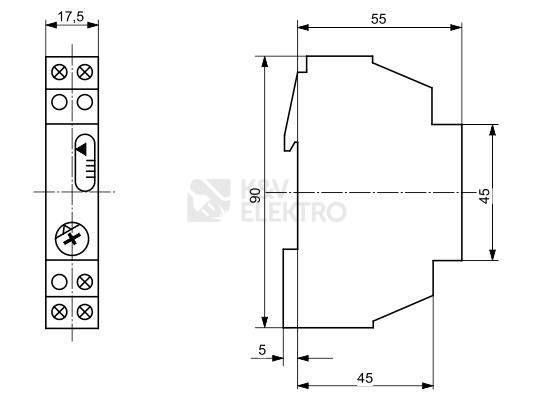 Obrázek produktu Spínač soumrakový PALADIN 923500 s externím čidlem IP54 1008149 2
