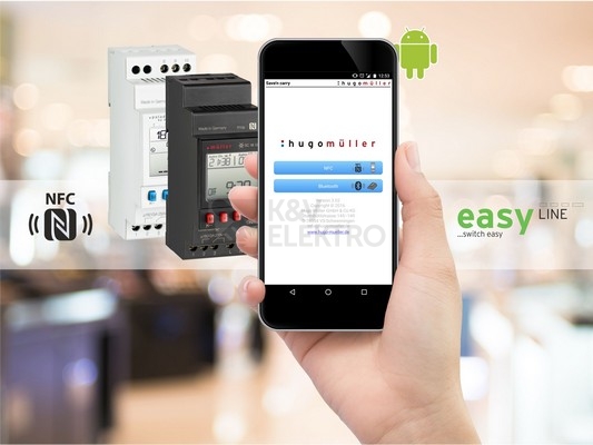 Obrázek produktu Spínací hodiny Paladin 170410 easy s možností programování přes NFC 1008113 3