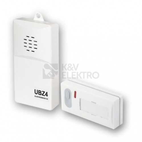 Obrázek produktu Bezdrátový domovní zvonek ELEKTROBOCK UBZ4-1 0