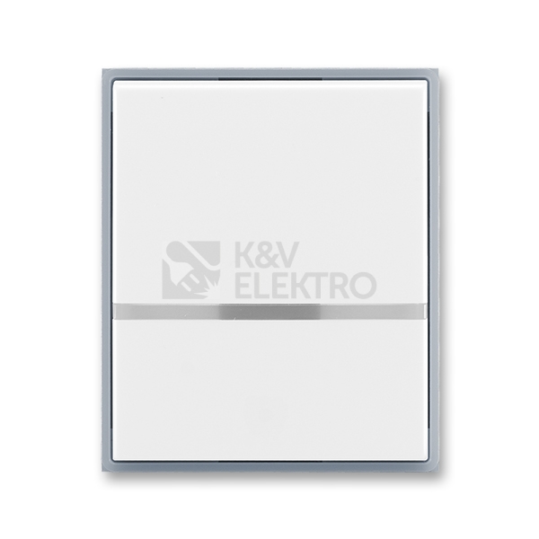 Obrázek produktu ABB Element kryt vypínače bílá/ledová šedá 3558E-A00653 04 s průzorem 0