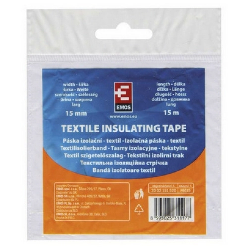 Izolační páska EMOS F6515 15mm x 15m černá textilní (obrázek 3)