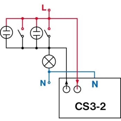 Časové relé ELEKTROBOCK pod vypínač CS3-2 (obrázek 3)