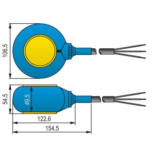 Plovákový spínač NLP 105 5M