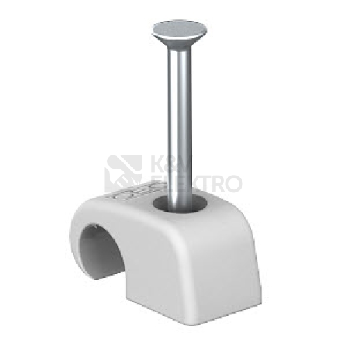 Příchytka kabelová OBO 2025 18 LGR d=4-7mm L18 šedá 2228610