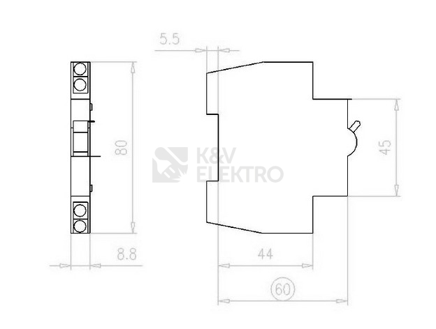 Obrázek produktu Kontakt pomocný EATON Z-AHK /Z7-EHK/ 248433 1