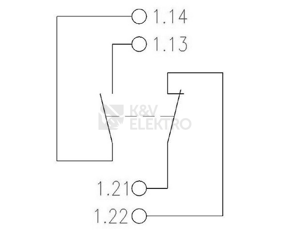 Obrázek produktu Kontakt pomocný EATON Z-AHK /Z7-EHK/ 248433 2