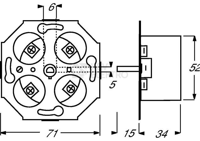 Obrázek produktu ABB časový spínač 1043-0-0124 (1071 U) 2CKA001043A0124 1