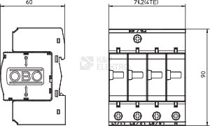 Obrázek produktu Svodič přepětí OBO V20-C 4-280 5094627 1