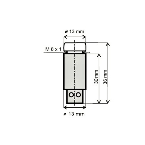 Kontrolka zelená ELECO SMS-99 G 230VAC