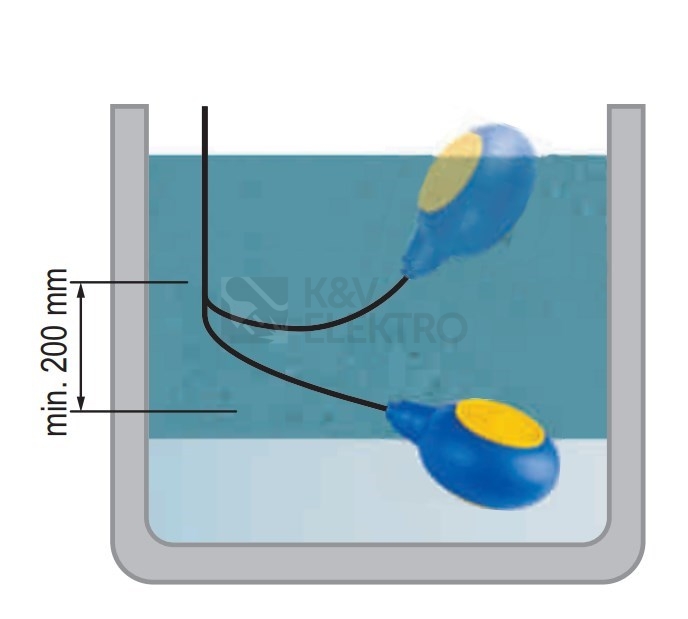 Obrázek produktu Plovákový spínač NLP 110 10M 1