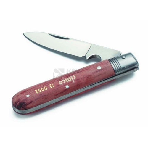Univerzální nůž CIMCO 110mm otevírací, dřevěná rukojeť