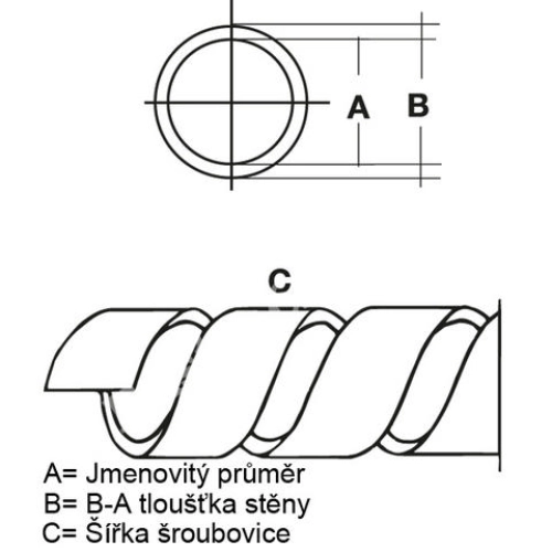 Svazkovací spirála P2 transparent (25m) IBOCO SPIRALITE P2 00962 (obrázek 3)