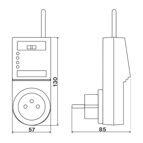 Bezdrátový termostat ELEKTROBOCK BT21 (BPT-21) (obrázek 4)