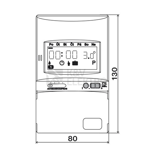 Obrázek produktu Bezdrátový termostat ELEKTROBOCK BT21 (BPT-21) 3