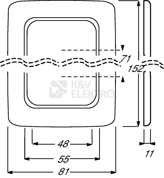 Obrázek produktu ABB Reflex SI dvojrámeček alpská bílá 1725-0-0936 (2512-214) 2CKA001725A0936 1