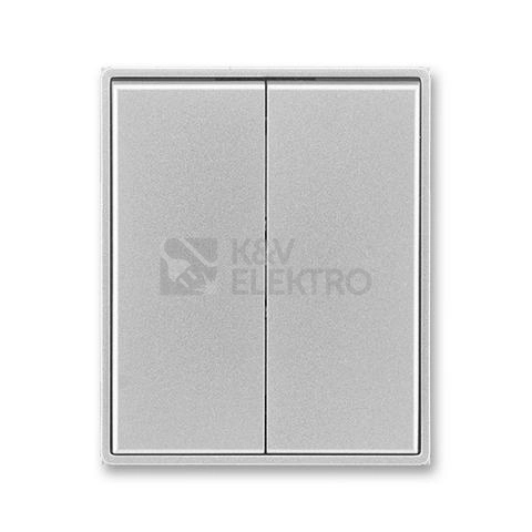 Obrázek produktu ABB Time, Time Arbo kryt vypínače dělený titanová 3558E-A00652 08 0
