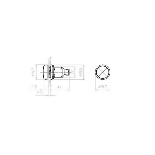 Základna akustického hlásiče BA9s IP44 EATON M22-AMC /0229015/ (obrázek 3)