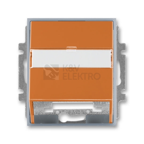ABB Element kryt datové zásuvky karamelová/ledová šedá 5014E-A00100 07