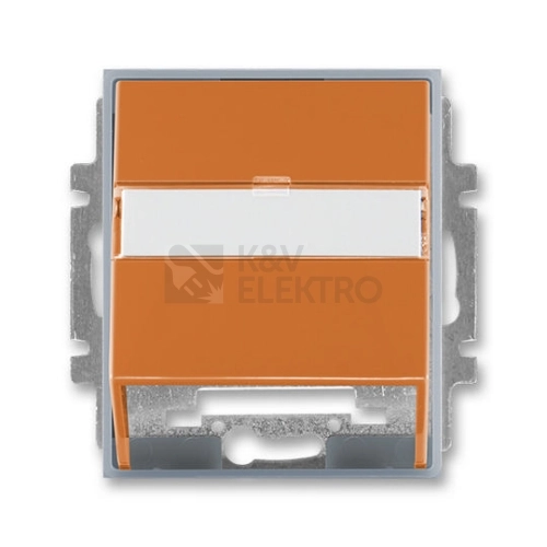 ABB Element kryt datové zásuvky karamelová/ledová šedá 5014E-A00100 07