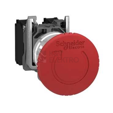 Obrázek produktu Schneider Electric Harmony nouzové tlačítko červené s aretací XB4BS8445 průměr 40mm uvolnit otočením 0